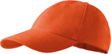 Sapca unisex, reglabila, portocaliu, 6P, Malfini